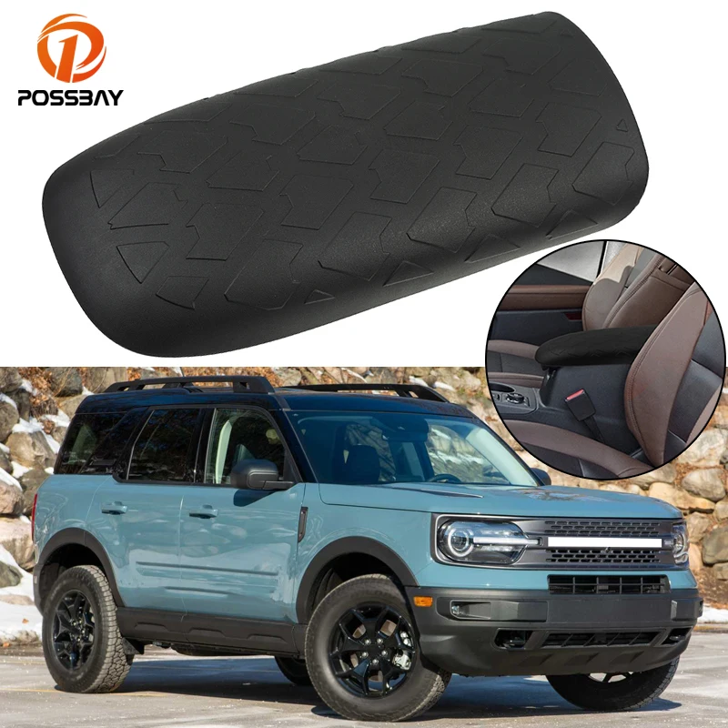 

Чехол для автомобильного подлокотника из ТПЭ для Ford Bronco Sports 2021 2022, Центральная Защитная Подушка, водонепроницаемые детали для интерьера от царапин