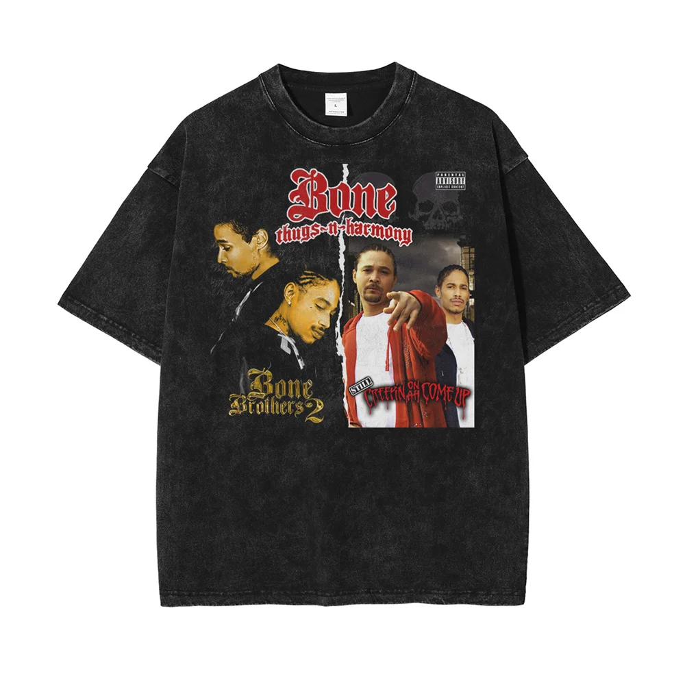 

Винтажная промытая футболка, футболка с принтом в стиле рэпера, хлопковая уличная одежда в стиле Харадзюку, 2023, Мужская футболка оверсайз, модный топ