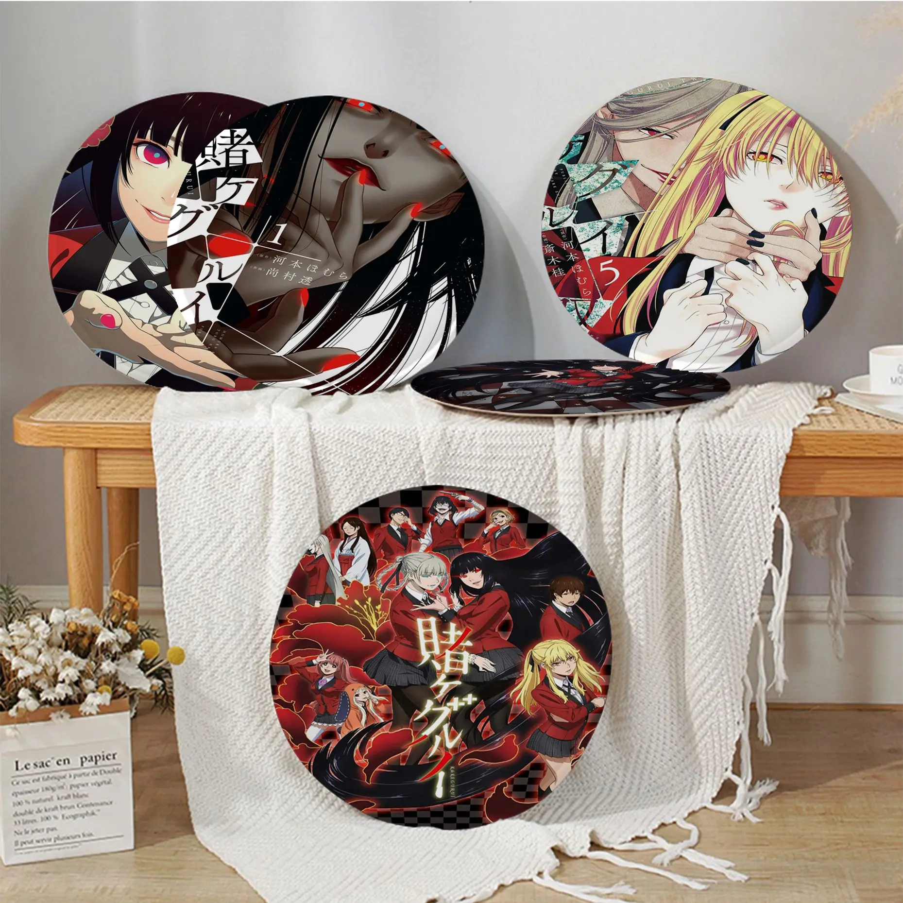 

Kakegurui Creative Sofa Mat Dining Room Table Chair Cushions Unisex Fashion Anti-slip Chair Cushions