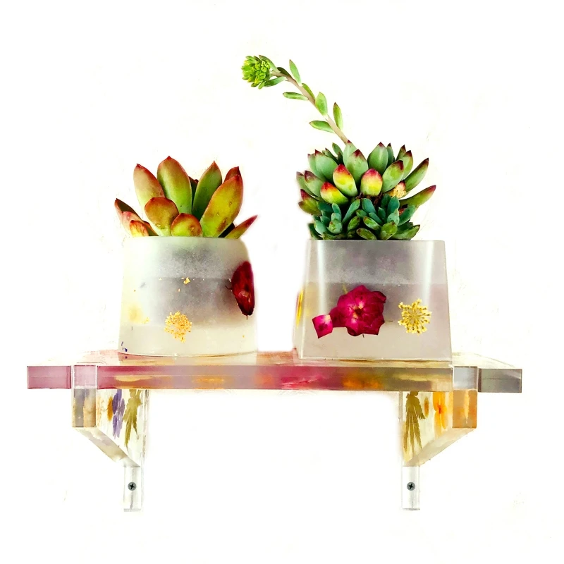 Смола Плесень Декор Ремесло DIY Литье Домашний Стола Дисплей Стенд Лоток