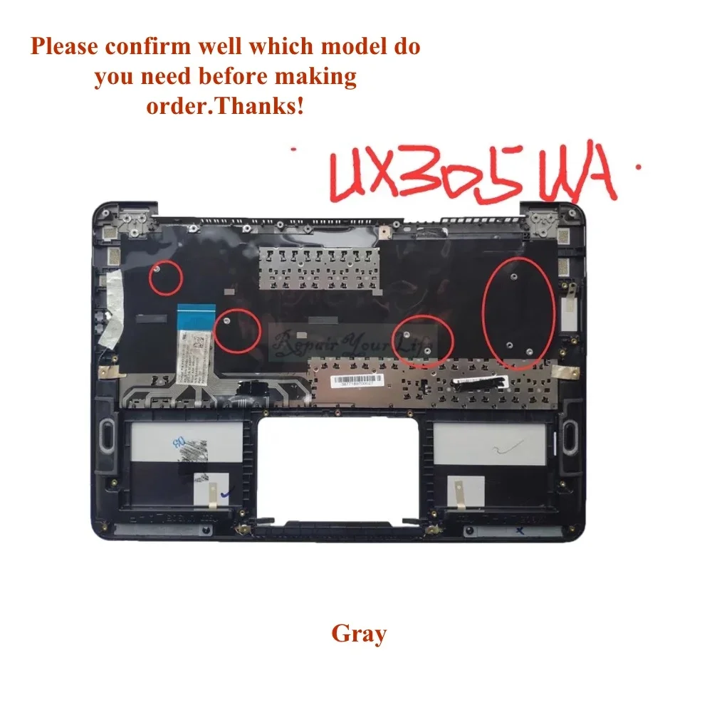 Испанская русская клавиатура с упором для рук для ASUS UX305 UX305C UX305CA UX305F UX305FA Клавиатуры для ноутбуков 90NB06X2-R31SP0 90NB0AA2-R32RU0 (art.: 3920cbb967ccd) - 3920cbb967ccd