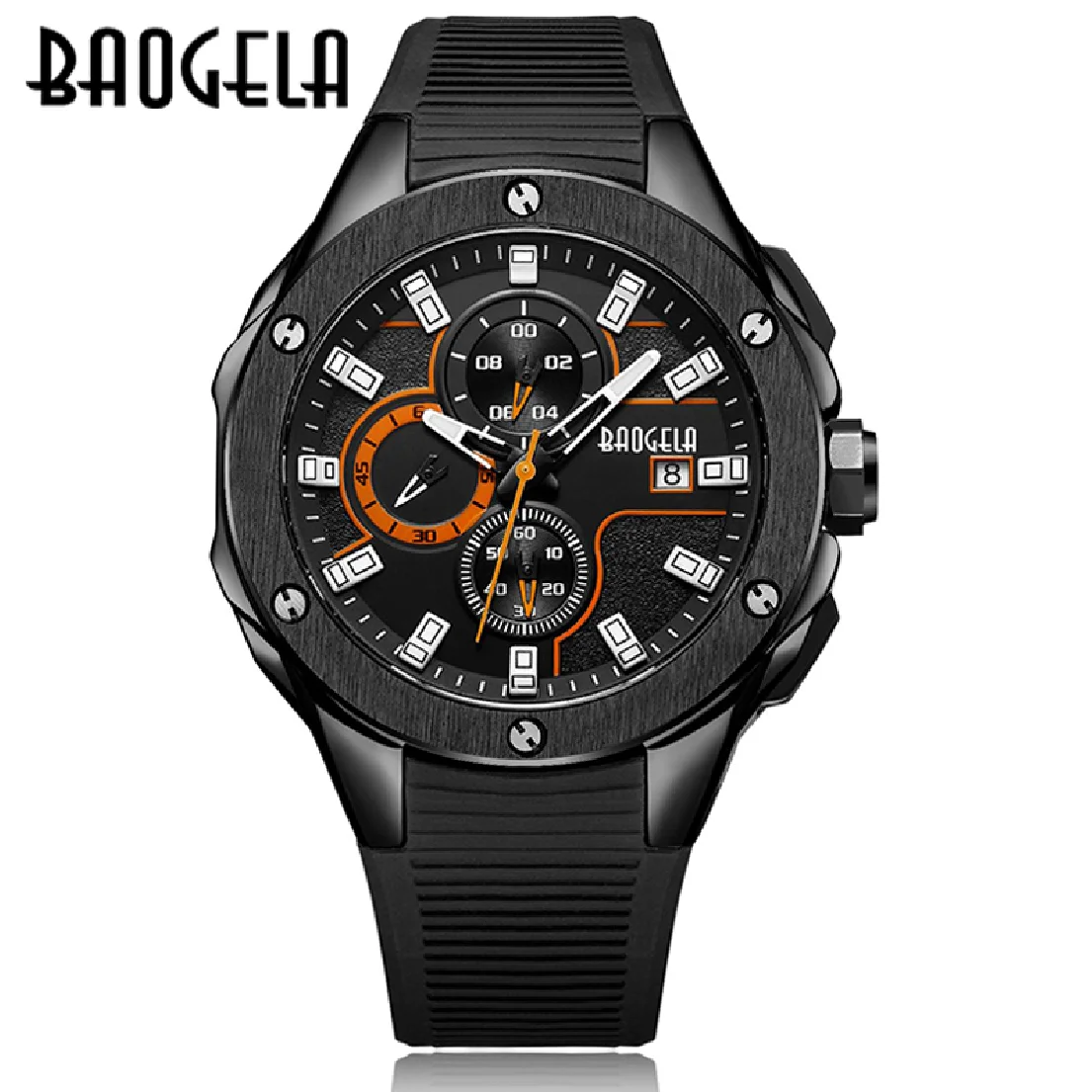 

BAOGELA Men's Chronograph Quartz Watches Luxury Waterproof Wristwatch Top Brand Military Sport Watch Men Relogios Masculino