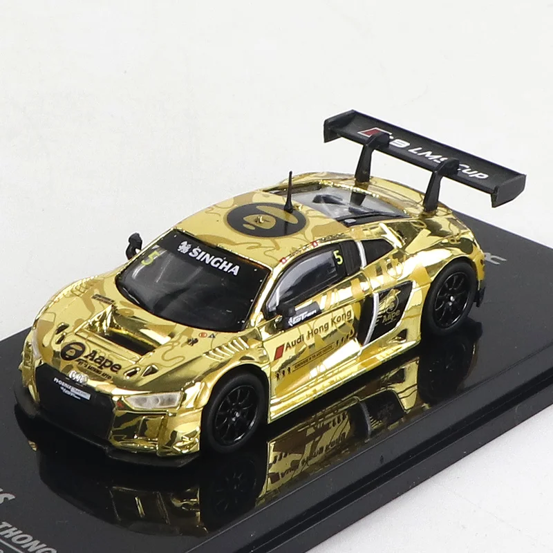 

TARMAC AAPE 1/64 Audi R8 GT ASIA 2016 модифицированная модель автомобиля из сплава Ape Head #5