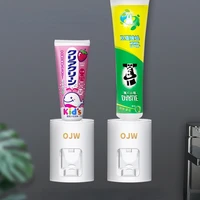 fully automatic squeezing toothpaste device bathroom punch free toothpaste rack lazy squeeze artifact removable and washable