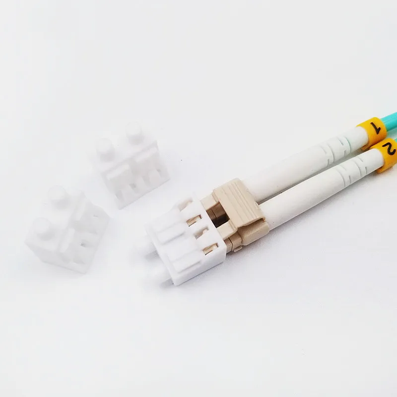 100pcs/Lot LC Duplex Fiber Optical Connector Anti Dust Plug