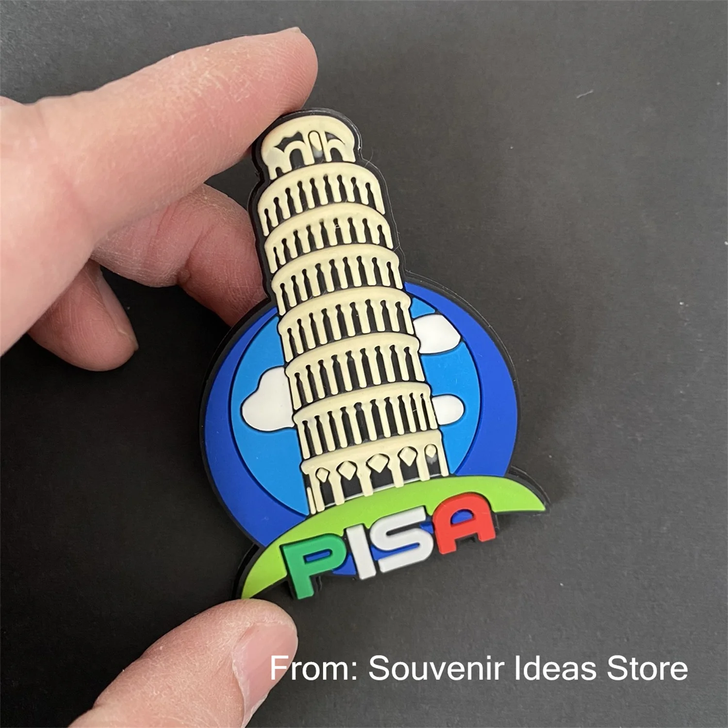 

Наклонная башня Пизы, Италия, туристический подарок, сувенир, 3D резиновая наклейка, милая