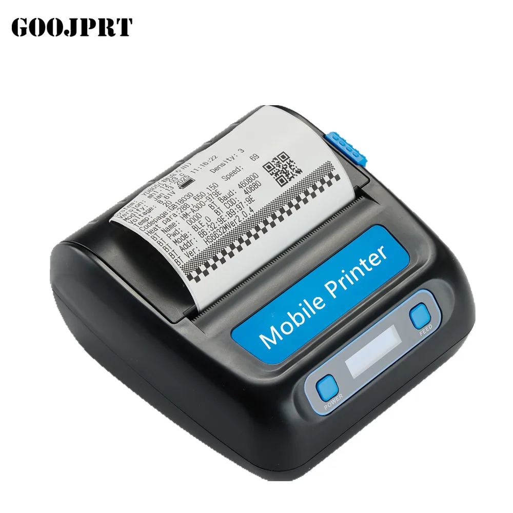Фото Принтер для термопечати этикеток GOOJPRT PT-805 80 мм, портативный термопринтер Bluetooth, цветной, с мобильным интерфейсом, цены №5