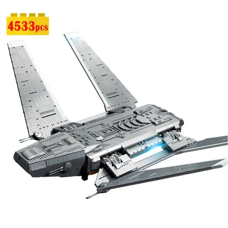 

IN STOCK JESTAR 67108 4533Pcs Moc Class Rogue Cargo Command Shuttle Spaceship Fighter Brick Model Building Blocks Boy Toys 75104