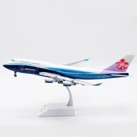 1200 scale model china airlines b747 400 b 18210 big blue whale diecast alloy aircraft airplane collection display for children