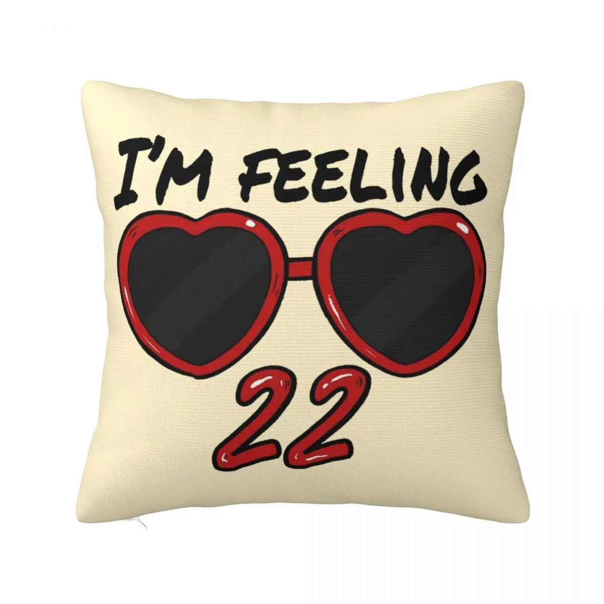 Наволочка на подушку «Я чувствую 22 песни», Merch Soft I Am Feeling, двадцать два размера Наволочка на подушку «Я чувствую 22 песни», Merch Soft I Am Feeling, двадцать два размера