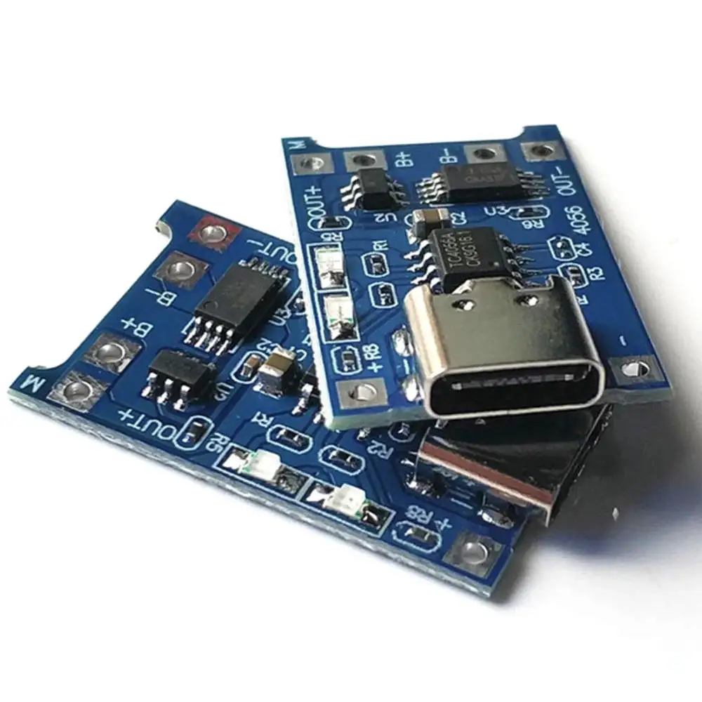 

Type-c/Micro/Mini USB 5V 1A 18650 TP4056 модуль зарядного устройства литиевой батареи зарядная плата с защитой и двумя функциями 1A li-ion