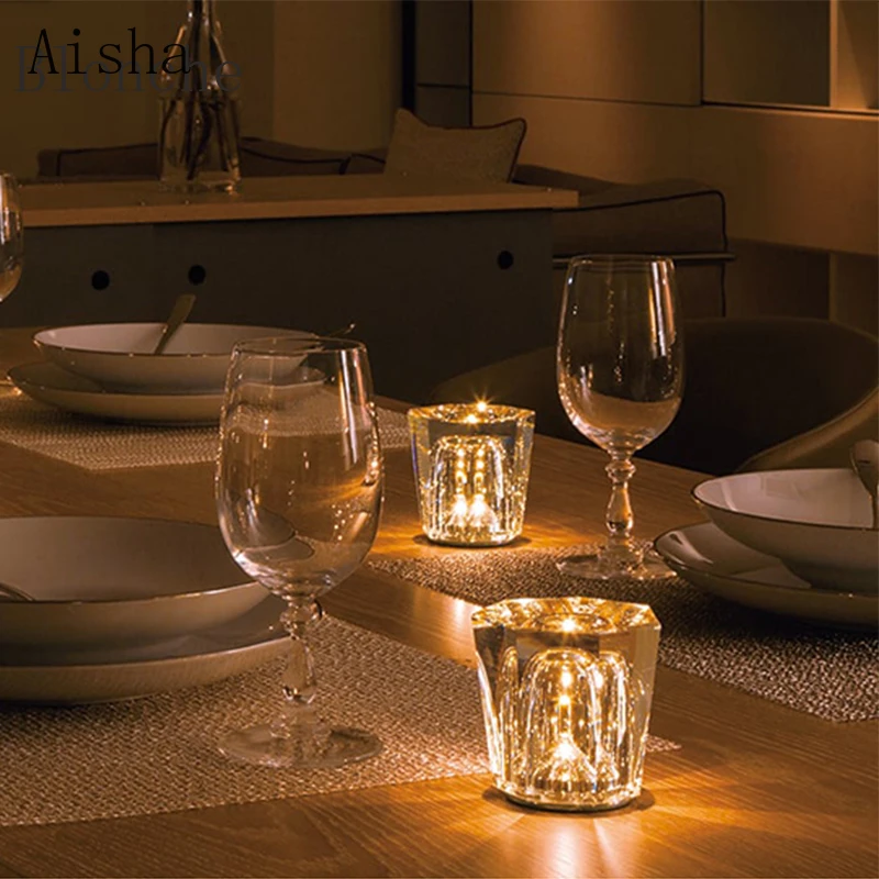 

Crystal Desk Lamp Luxury USB Bar Bar Atmosphere Table Lamp for Home Restaurant Desk Decorative Lamp LED Outdoor Camping Lighting