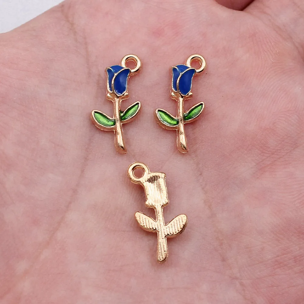 Эмалевые цветы новая модель подвесок для изготовления ювелирных изделий