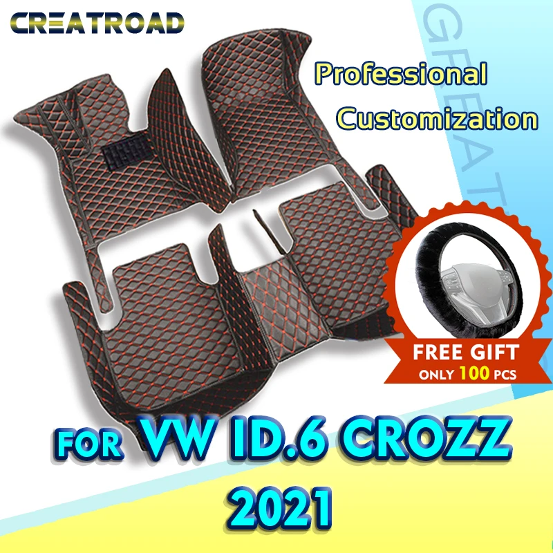 

Автомобильные коврики для VW Volkswagen ID.6 Crozz 2021, оригинальные автомобильные подкладки для ног, интерьерные аксессуары