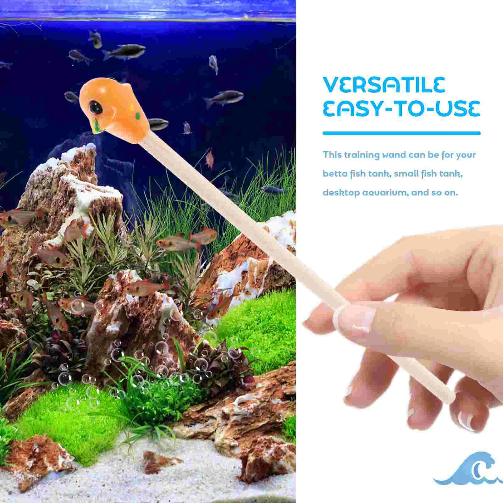 Игрушечная палочка для тренировки рыб аквариума палочки биты 16x16 см декоративные