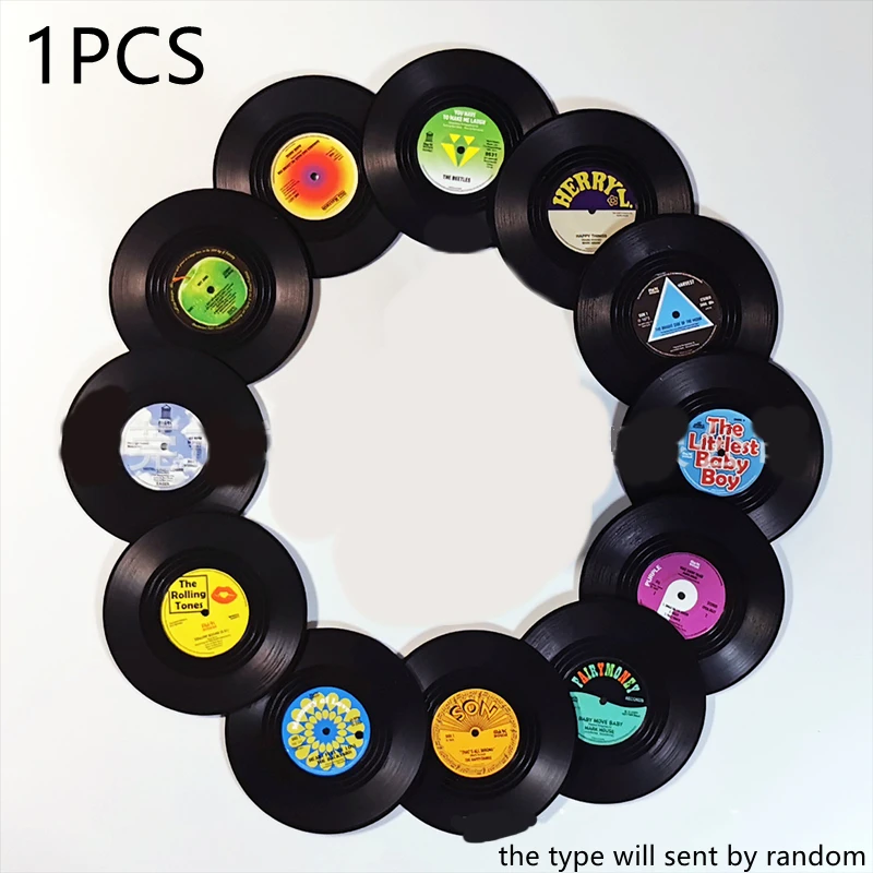 

Круглая подставка под кружку из пластика Rockabilly