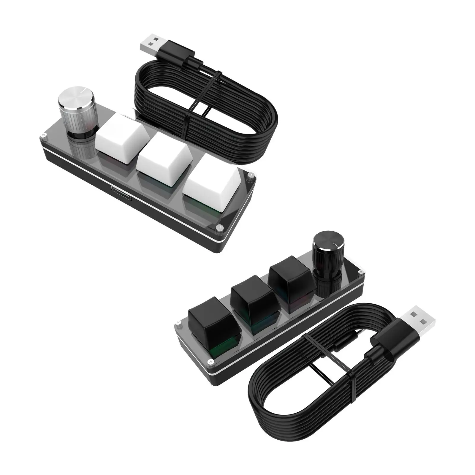 3-клавишная механическая клавиатура RGB для программирования игровых переключателей 3-клавишная механическая клавиатура RGB для программирования игровых переключателей