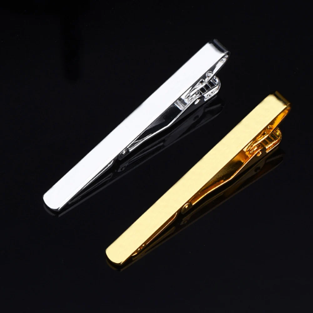 

Tie Clips Men's Metal Necktie Fashion Style Men Metal Copper Silver Gold Tone Simple Necktie Clasp Wedding Ceremony Necktie