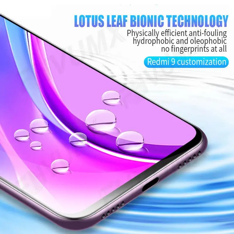 Закаленное стекло с полным покрытием для Xiaomi Redmi 9A 9 9i 9T Note 10 PROMAX PRO Защитная пленка
