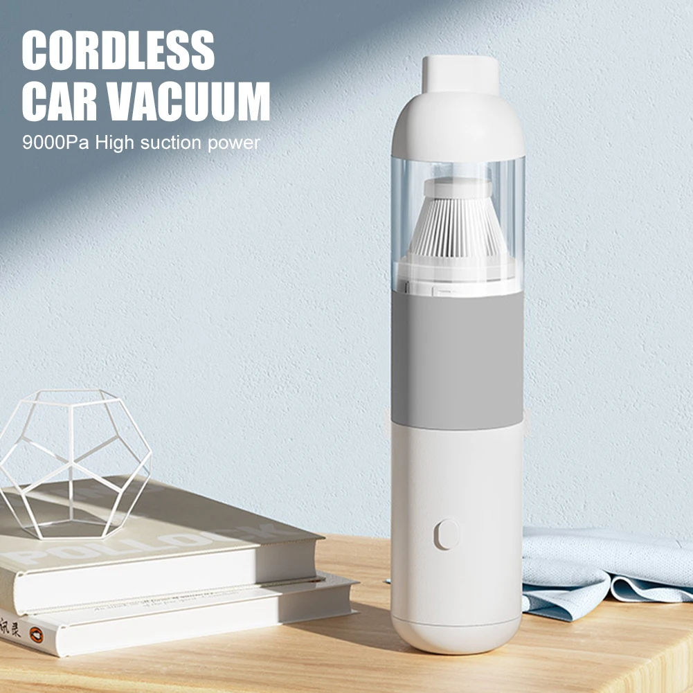 

9000PA Suction 120W Cordless Car Vacuum Cleaner Rechargeable Car Vacuum Washable Filter Portable Mini Cleaning Tool for Home Car