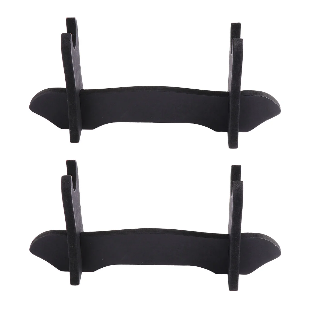 

Stand Display Holder Fan Organiser Folding Hand Decorative Shelf Katana Tier Black Single Wood Handy Sturdy Base