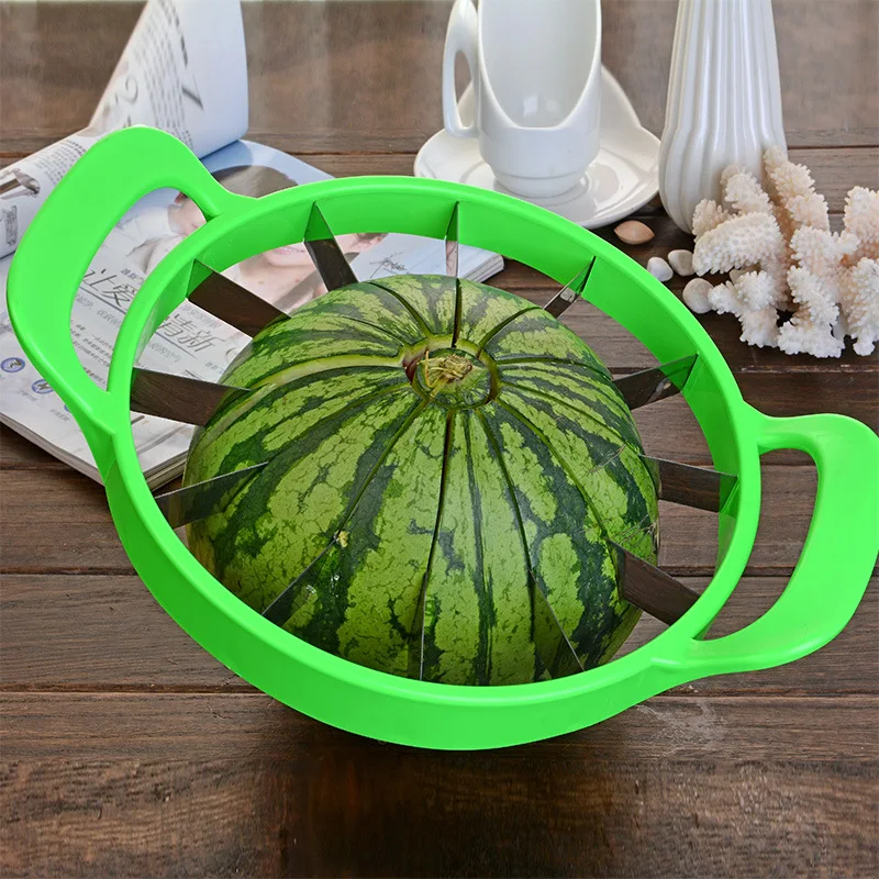 

Watermelon Cutter Convenient Kitchen Cooking Cutting Tools Summer Watermelon Slicer Cantaloupe Knife Fruit Cutter