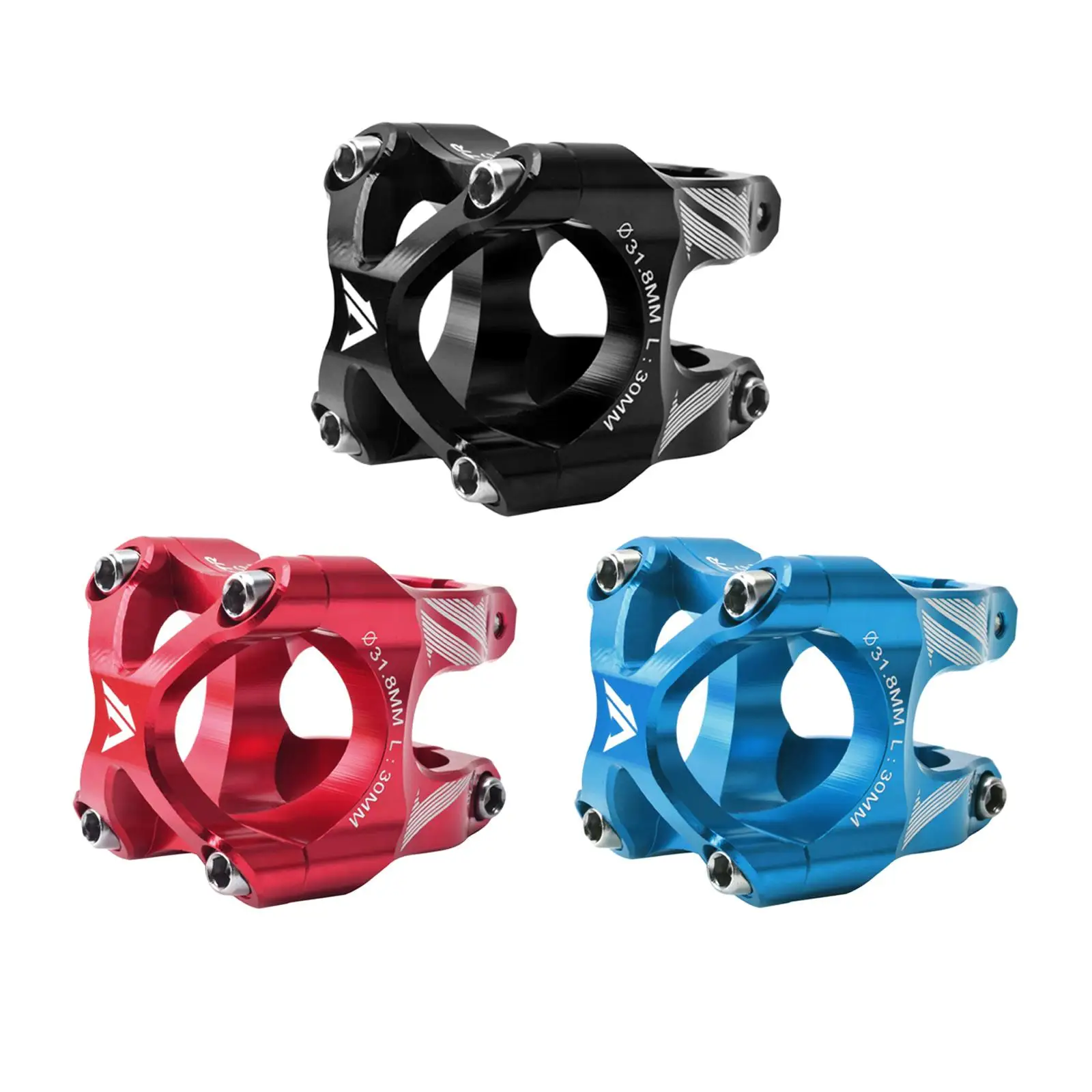 

Lightweight 31.8mm/30mm Bike Stem Replacement 28.6mm Short Handlebar Aluminum