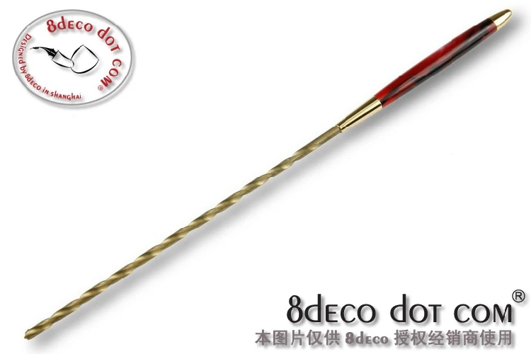 Новинка 1 шт. 260 мм Длинный титанизированный инструмент для чистки труб жесткий