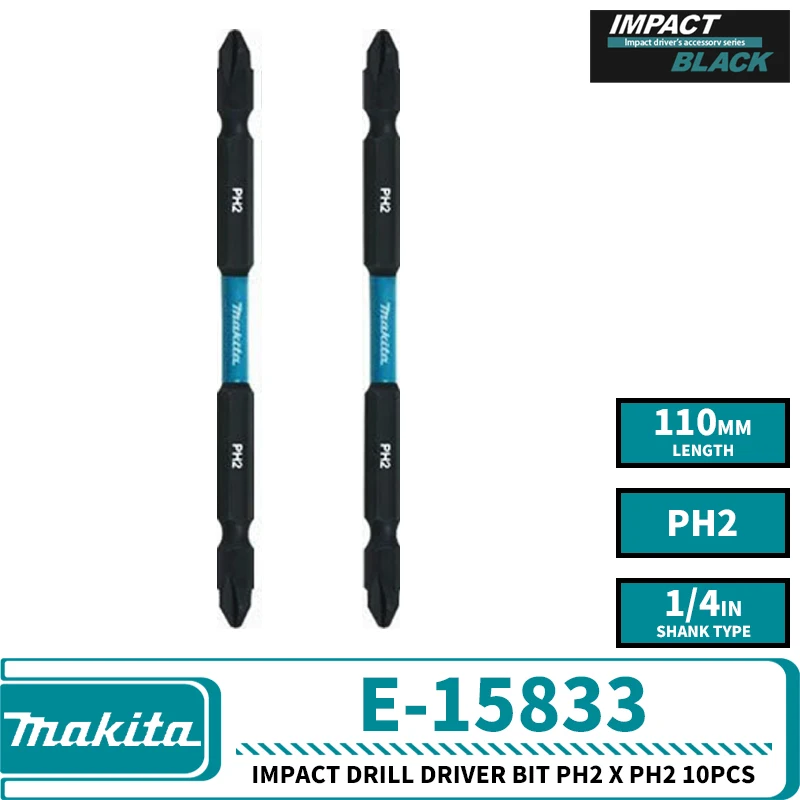 

Makita черный ударный набор бит для отвертки