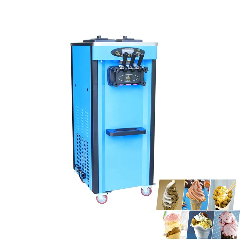 

Commercial Sanwei Italian Ice Cream Machine Vertical Chocolate Sundae Machine