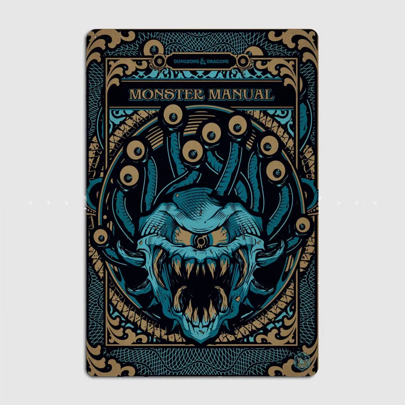 

Monster Manual Jigsaw Puzzle Wall Art Decor-Scenic Series-Artistic Landscape Drawing Board for Home Decoration