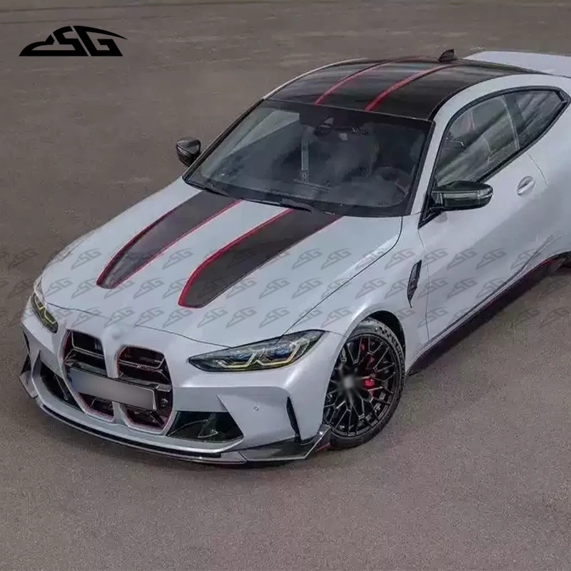 Передний бампер из углеродного волокна сплиттер для губ спойлер BMW M3 G80 M4 G82 G83 2021+