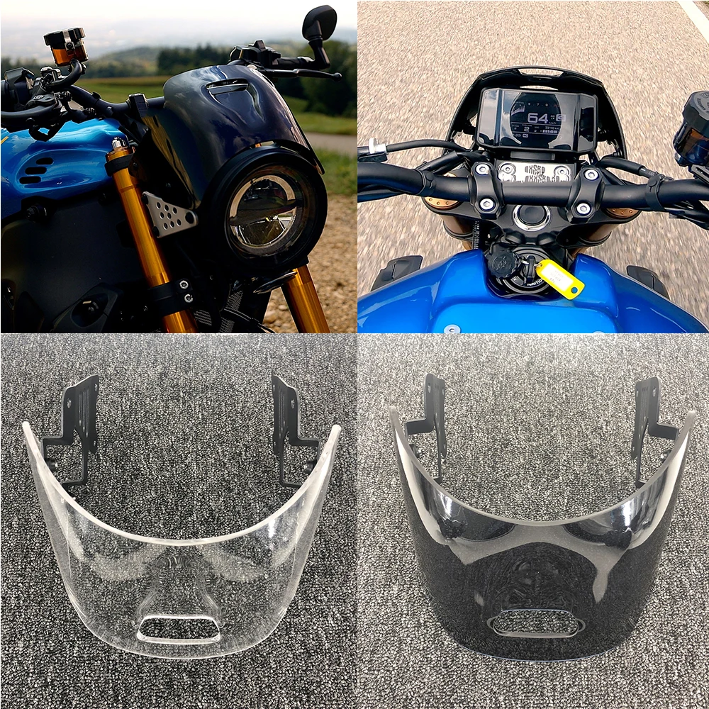 

Motorcycle WindScreen Windshield Fairing Deflector Cover Wind Deflector Visor New For Yamaha XSR900 XSR 900 xsr900 2022 2023