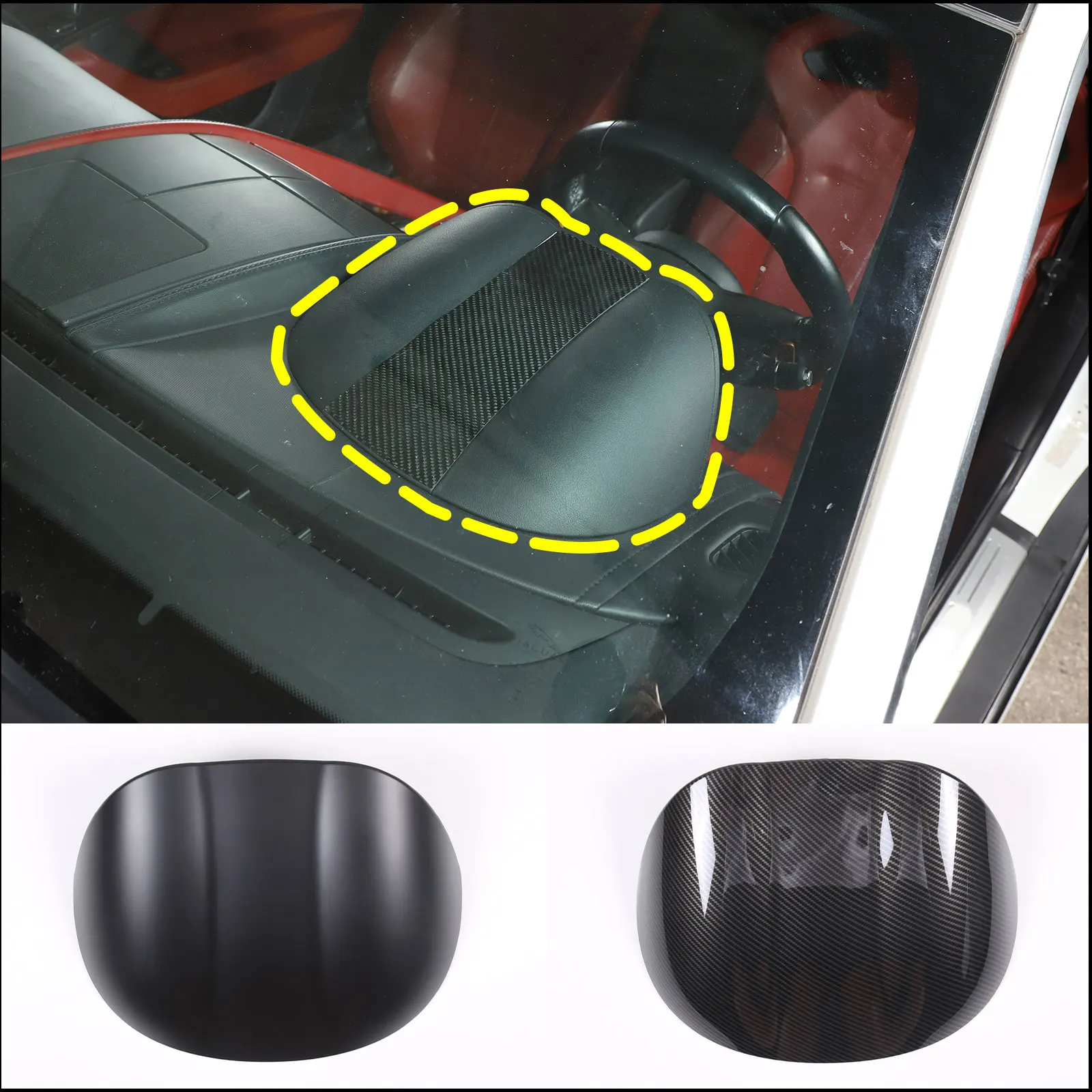 

Для Jaguar F-TYPE f tpye 2013-2024 декоративная наклейка на приборную панель автомобиля ABS углеродное волокно/матовый черный аксессуары для интерьера 1 шт.