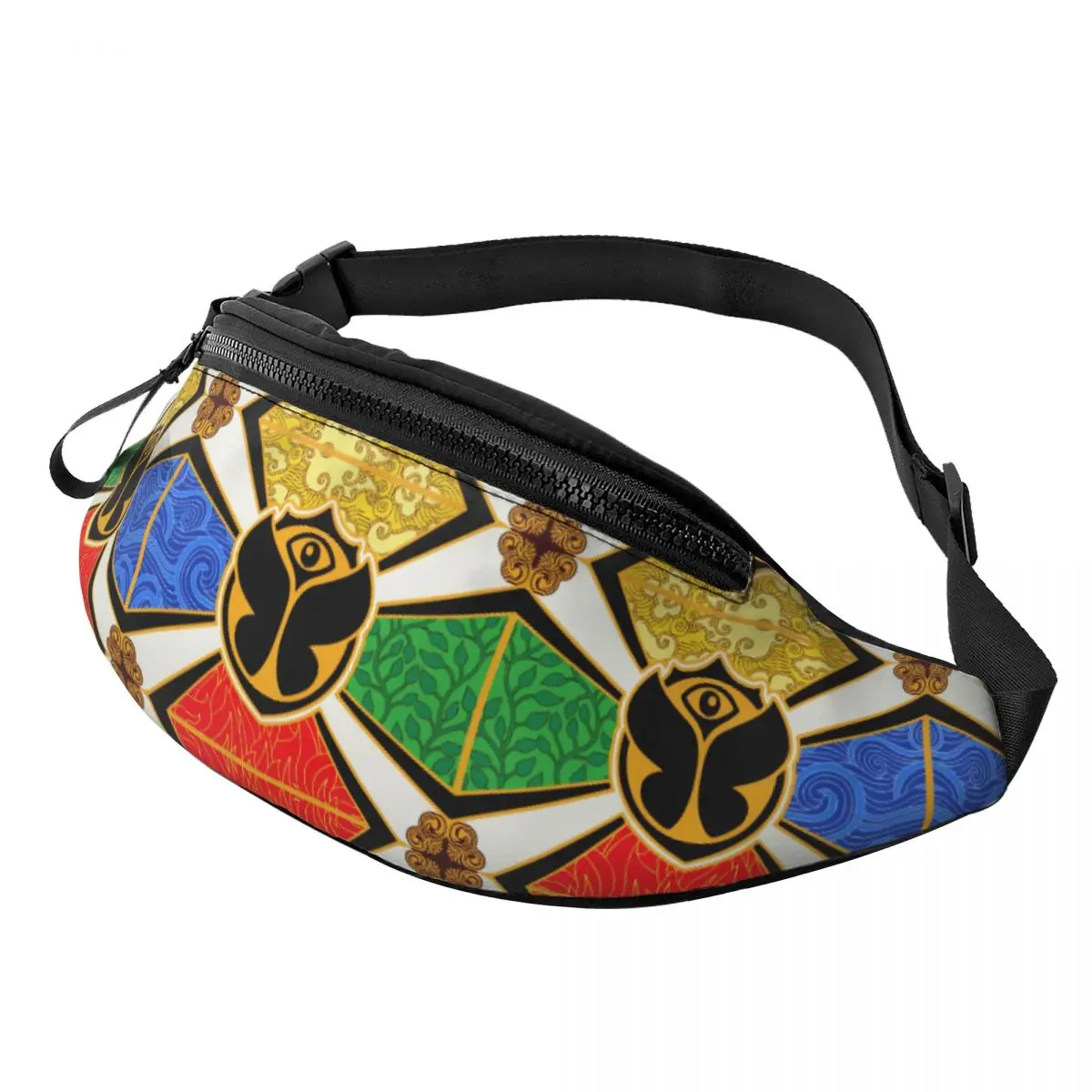

Personalized Tomorrowland Flag Fanny Pack for Women Men Fashion Crossbody Waist Bag Travel Hiking Phone Money Pouch