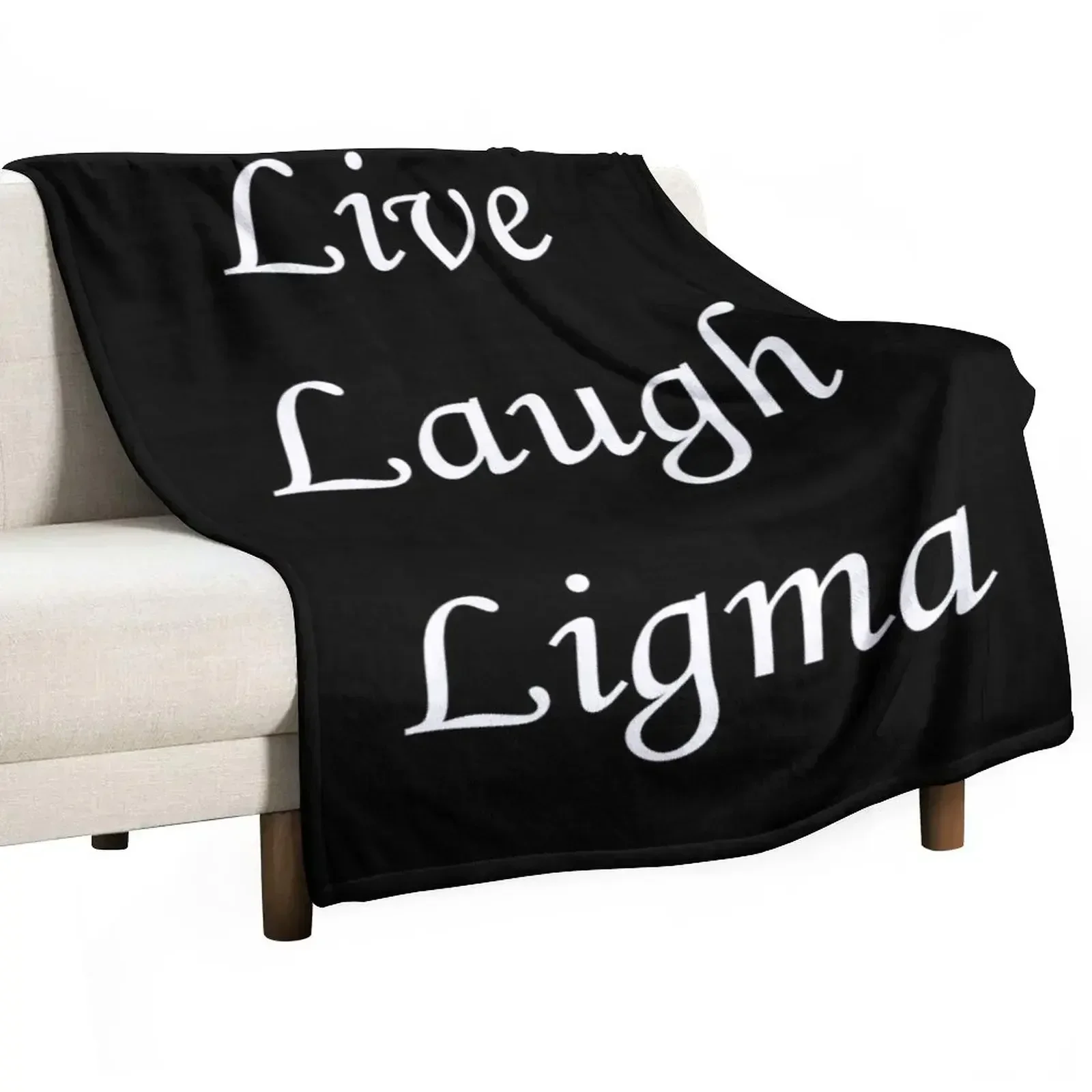 Одеяло Live Laugh Ligma на Хэллоуин для дивана тонкие декоративные одеяла