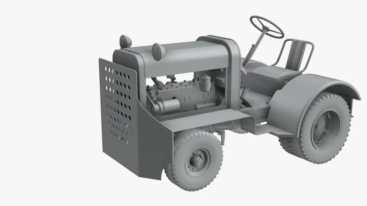 Thunder TM32004 1/32 Clarktor 6 Mill-44 самый тяжелый трактор для аэрополя-двойные задние колеса