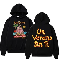 bad bunny un verano sin ti music album pattern hoodie brand men women casual hoodies love eyes sun graphic print sweatshirt tops