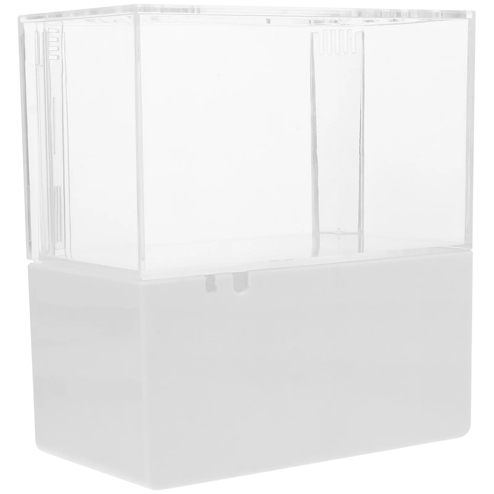 

Fish Tank Bowl Aquarium Acrylic Water Transparent Change Free Mini Betta Small Creative Desktop Kit Cube Shaped Clear Vases