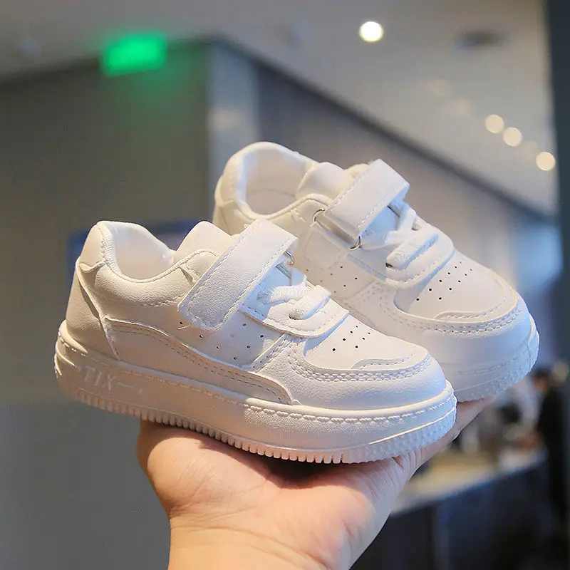 Enlarge 2023 New Spring Summer Hollow Out Children's Sneakers White Mother Kids Casual Shoes Top Quality Babies Girls Sport Shoes