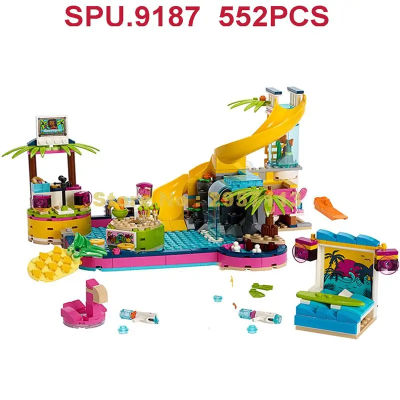 552 шт. Детский конструктор бассейн | Игрушки и хобби