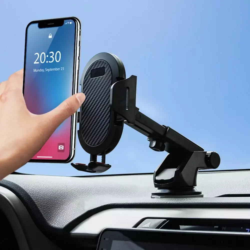 

360 Degree Rotation Sucker Car Cell Phone Mount Holder Auto Windshield Dashboard Mobile GPS Stand Support