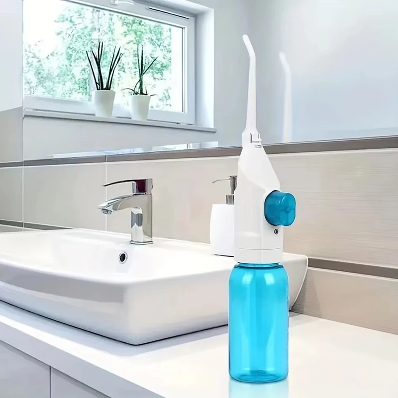 Фото Xiaomi MIJIA бытовой ирригатор для полости рта высокого давления, портативный зубной чистый водный зубной нить, ручная водная зубочистка высокого давления №3