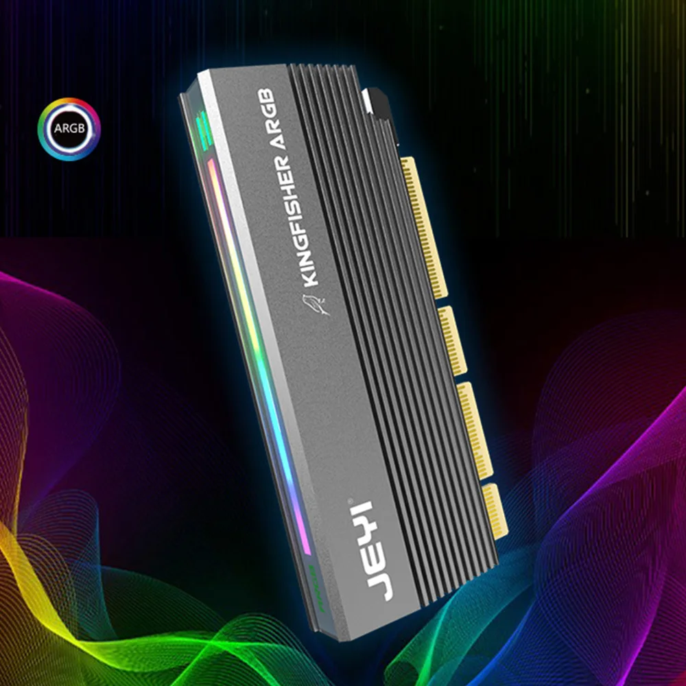 Карта адаптера JEYI PCIE4.0-NVME совместима с различными фотографиями со скоростью