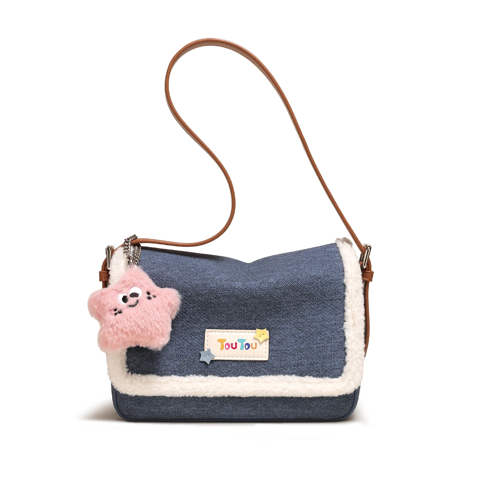 TOUTOU оригинальная сумка-тоут со звездой для рождественского подарка имитация