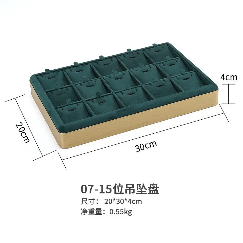 

Металлический каркас, высококачественный поднос для демонстрации ювелирных изделий, 6-слотовый поднос, органайзер для сережек, коробка для подвески, кольца, ожерелье, чехол для хранения для магазина