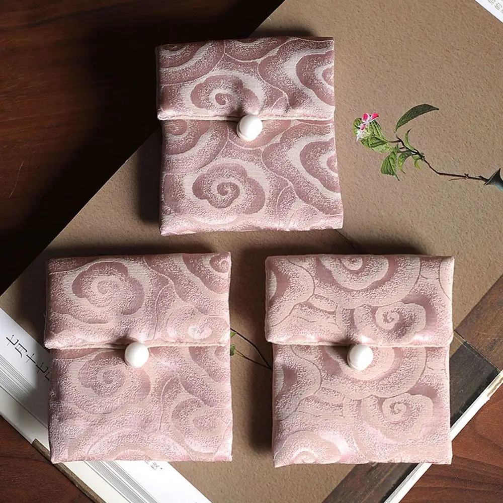 

Cloth Jewelry Pouches High Quality Portable Multifunctional Storage Pouch Dustproof Coin Purse Travel