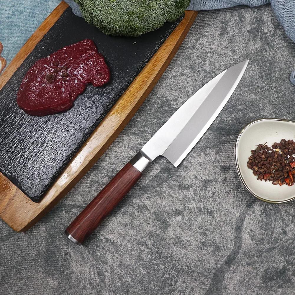 

Japanese Deba Fish Head Knife X8Cr14MoV Steel Salmon Knife Sashimi Sushi Cooking Filleting Knives Cleaver Sllicing Petty Peeling
