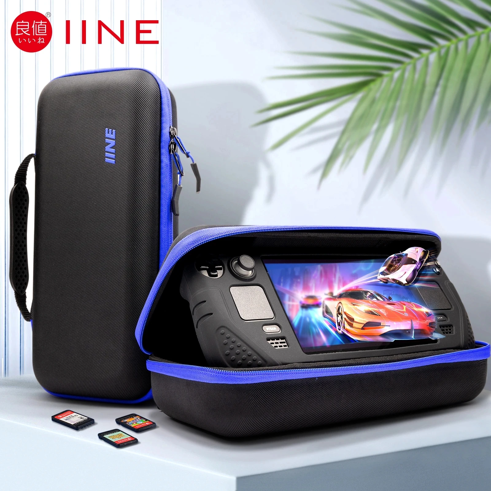 

IINE Steam Deck Storage Bag Compatible Steam Deck Game Console Portable Handheld Waterproof Travel Protect Handbag For Steam bag
