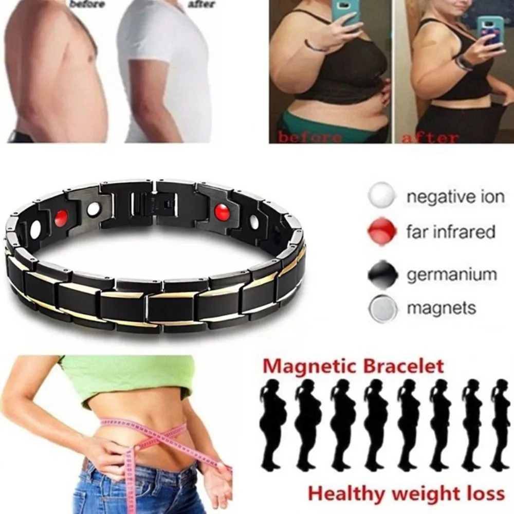 

Магнитный браслет из титановой стали для похудения
